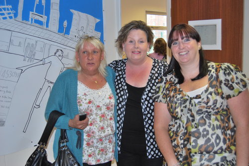 Marian Kelly, Veronica Lally and Ann-Marie McNally at the Dolphin decides launch summer 2009