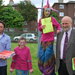 Dr. Rory Hearne, Fergus Finaly and young children from Dolphin at the Dolphin decides launch summer 2009