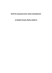 Publication cover - Design Brief for Dolphin Park Senior Citizen Complex
